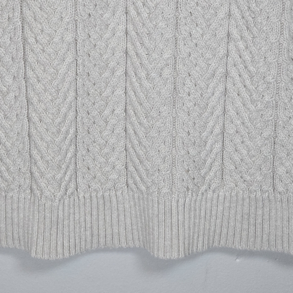 Croft & Barrow Women's Cable Knit Mock Neck Sweater Long Sleeve Fisherman XL GUC - Picture 3 of 10